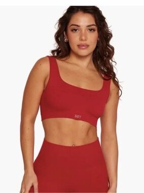 SET Active 2-Piece SCULPTFLEX® Matching Power Box Cut Bra & Leggings Workout Set